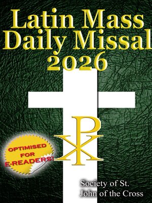 cover image of The Latin Mass Daily Missal 2026
